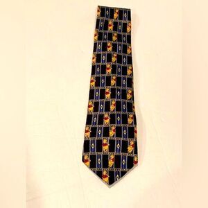 Vintage Men’s Polyester Neck Tie Winnie the Pooh Disney by Exquisite Apparel